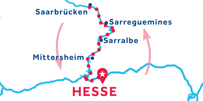 Hesse return via Saarbrucken